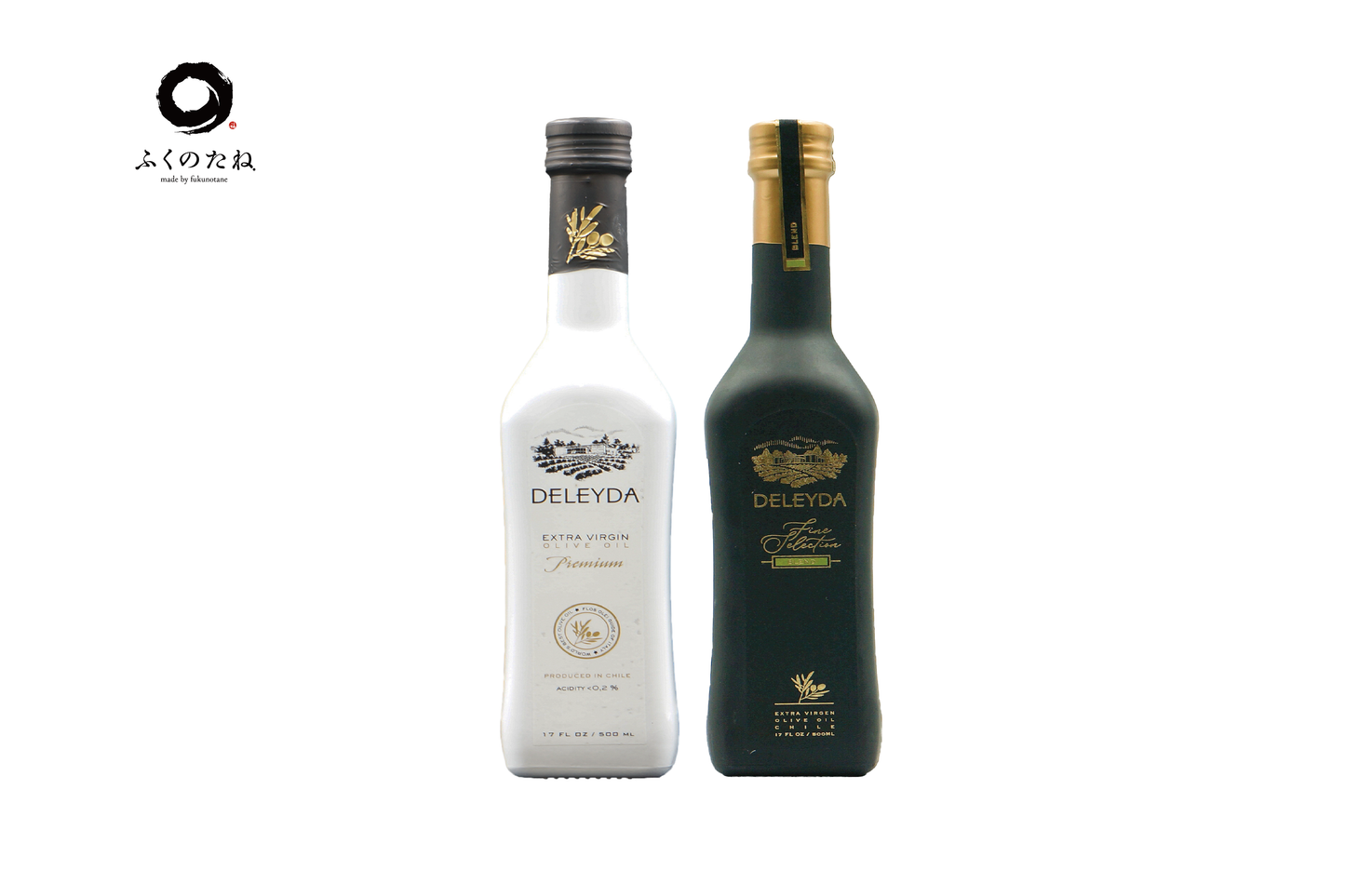 【箱入り】DELEYDA Premium / Fine selection エクストラバージンオリーブオイル(500ml) / 各1本入